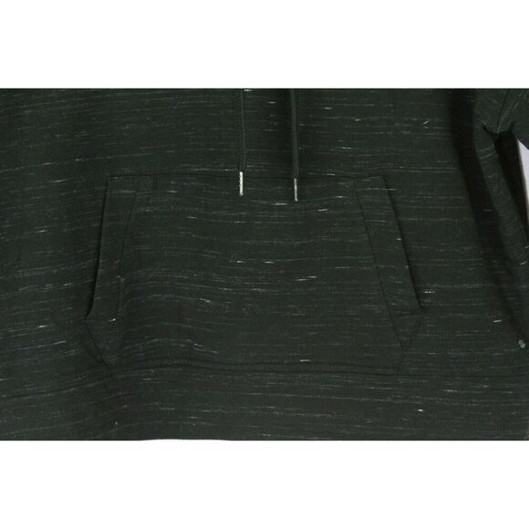 American Eagle Hoodie Small Black Cropped Space-Dye Pocket - Picture 6 of 6